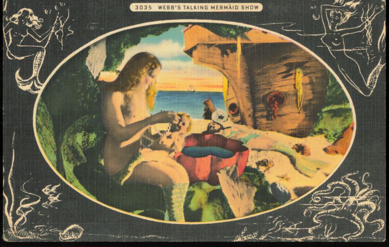 Webb's Talking Mermaid Show, World's Most Unusual Drug Store St. Petersburg Florida