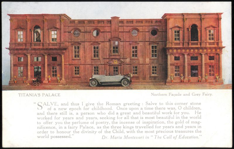 Titania's Palace Northern Façade & Grey Fairy Motor Car