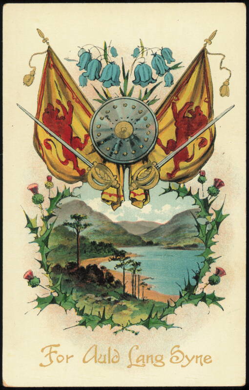 For Auld Lang Syne Scottish Lion Rampant Flags & Loch