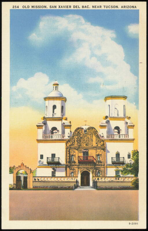Old Mission San Xavier del Bac near Tucson Arizona
