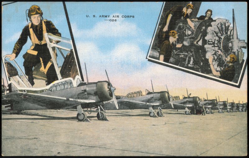 U.S. Army Air Corps Advanced Training Ships and Cadets