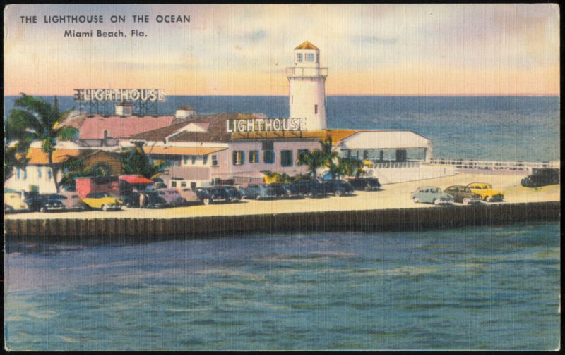 The Lighthouse on the Ocean Sea Food Restaurant & Lounge Miami Beach Florida