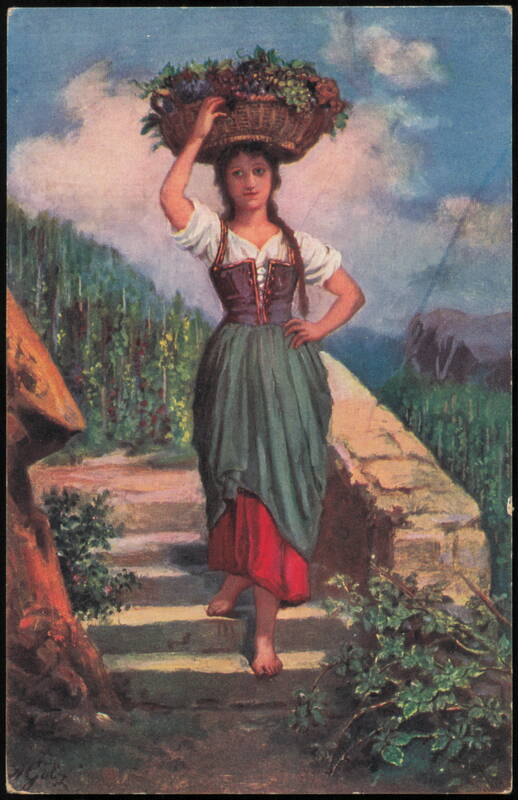 Weinlese Grape Harvest by H. Golz