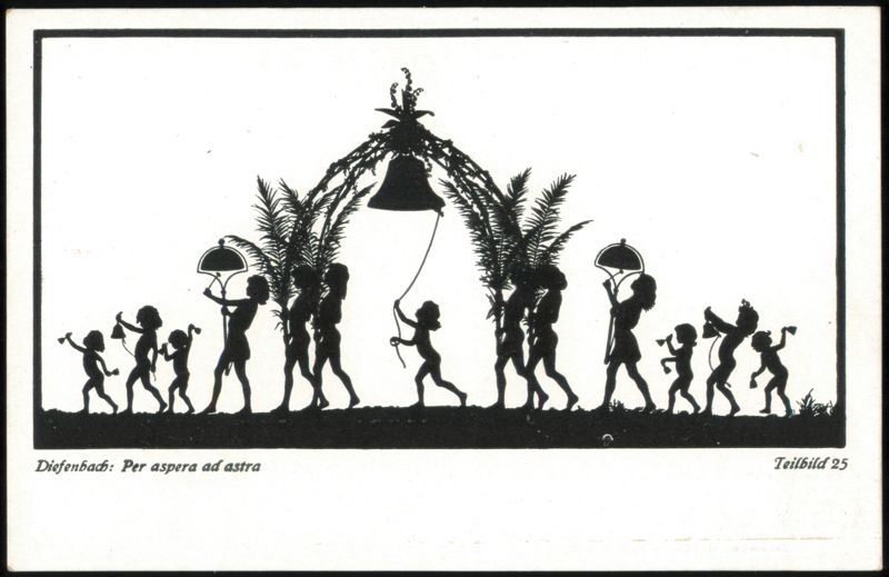 Per aspera ad astra Silhouette Teilbild 25, Diefenbach
