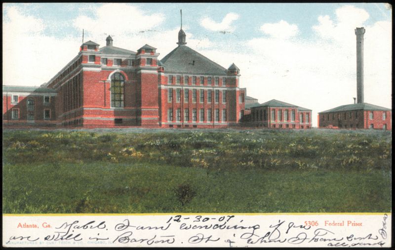 Federal Prison with Large Chimney Stack Atlanta Georgia