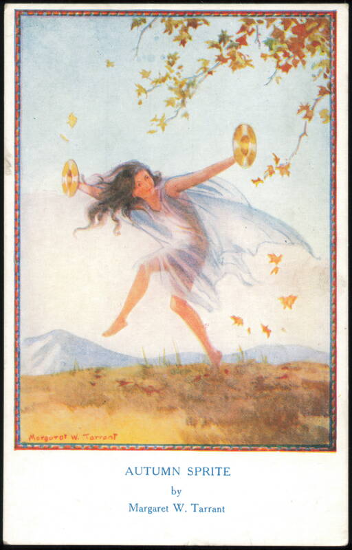 Autumn Sprite by Margaret W. Tarrant, Out O' Doors Series