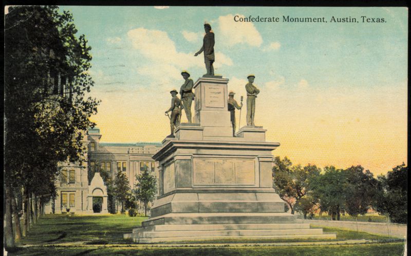 Confederate Monument with Statues of Soldiers and Sailors Austin Texas