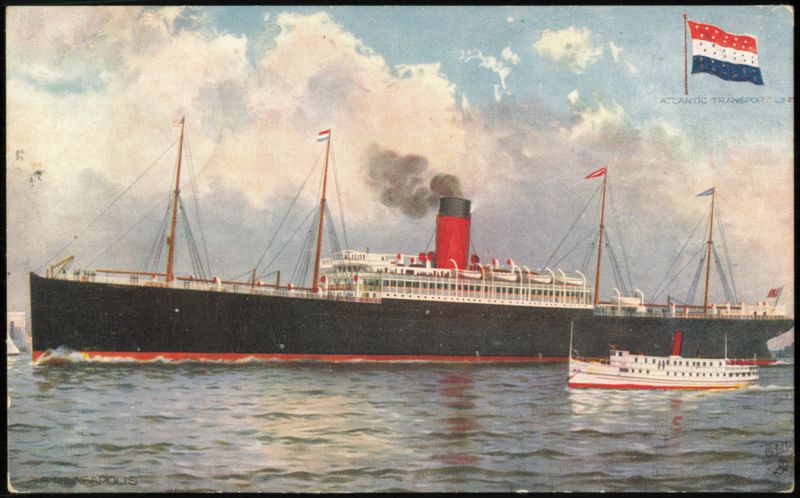 S.S. Minneapolis, Atlantic Transport Line Ocean Liner