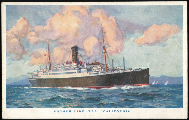 Anchor Line T.S.S. California Ocean Liner Exposition