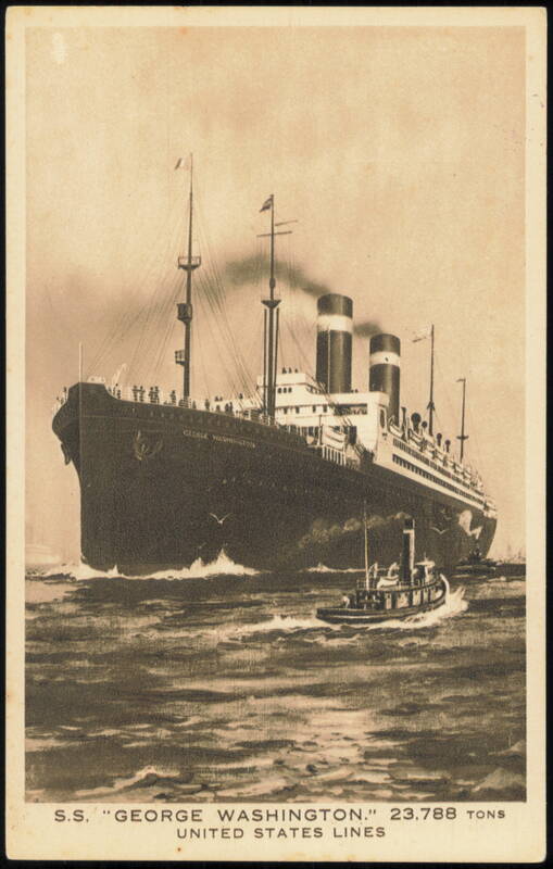 S.S. George Washington, United States Lines Ocean Liner