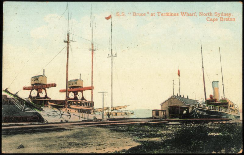 S.S. Bruce at Terminus Wharf North Sydney NS Canada