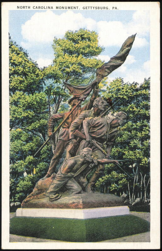 North Carolina Monument on Confederate Avenue Gettysburg Pennsylvania
