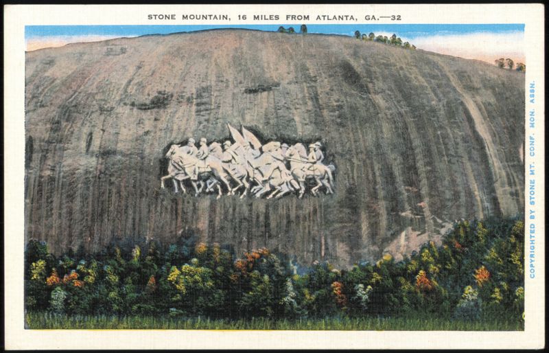 Stone Mountain Confederate Memorial Carving Georgia