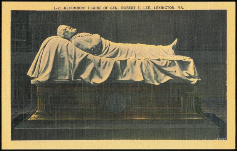 Recumbent Statue of General Robert E. Lee Lexington Virginia