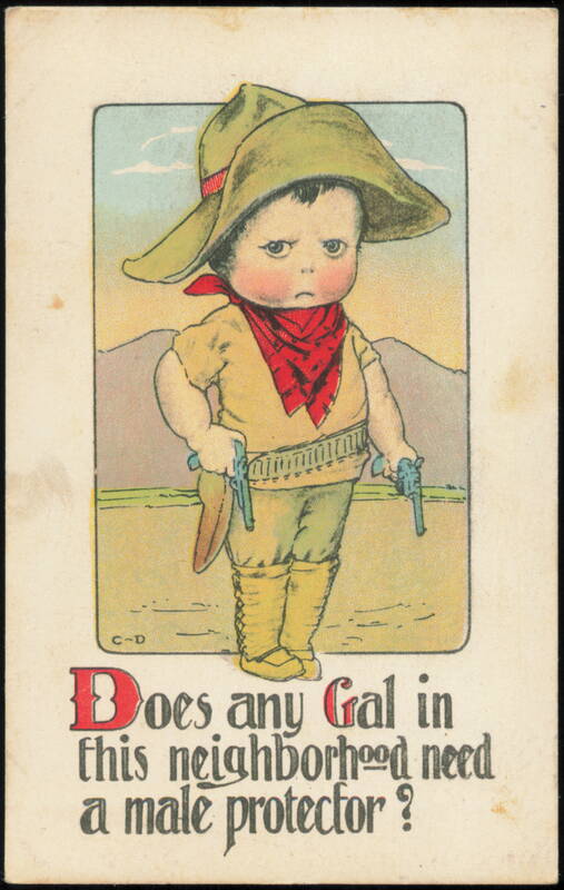 Child Cowboy Does any Gal need a male protector?