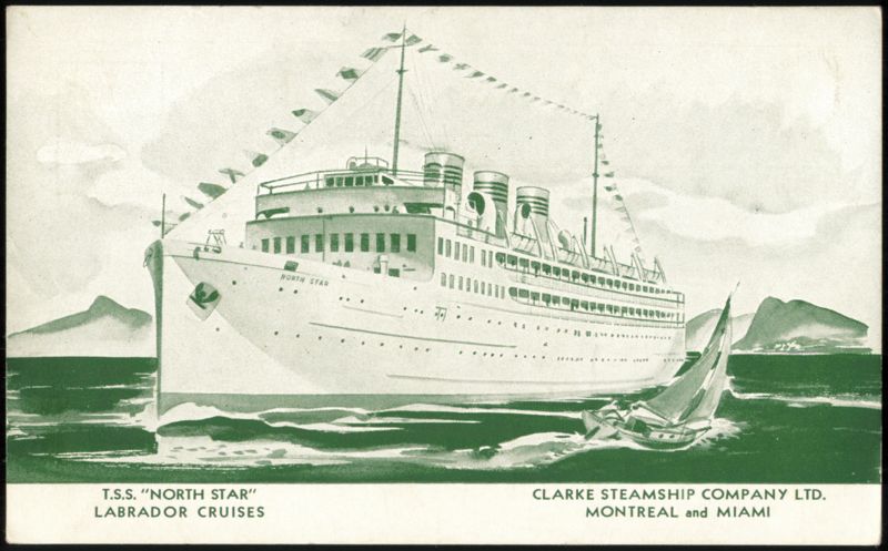 T.S.S. North Star Clarke Steamship Company Ltd. Cruise Ships