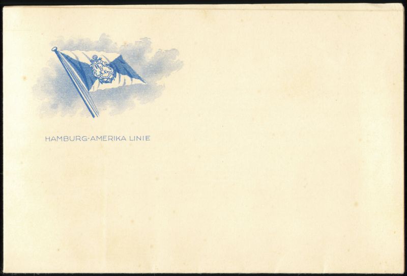 Hamburg-Amerika Linie HAPAG House Flag Graphic Cruise Ships