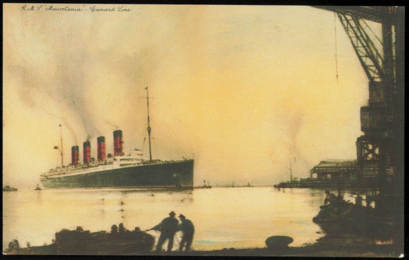R.M.S. Mauretania - Cunard Line Ocean Liner Cruise Ships