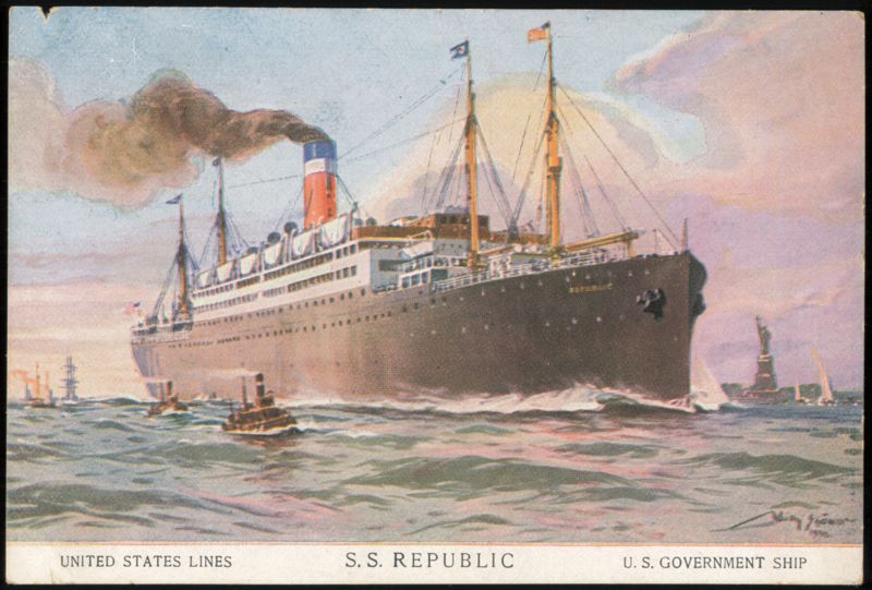 S.S. Republic, United States Lines U.S. Government Ship