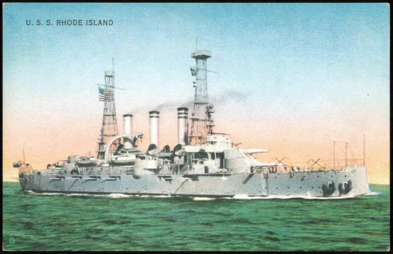 U.S.S. Rhode Island Battleship & Technical Specifications