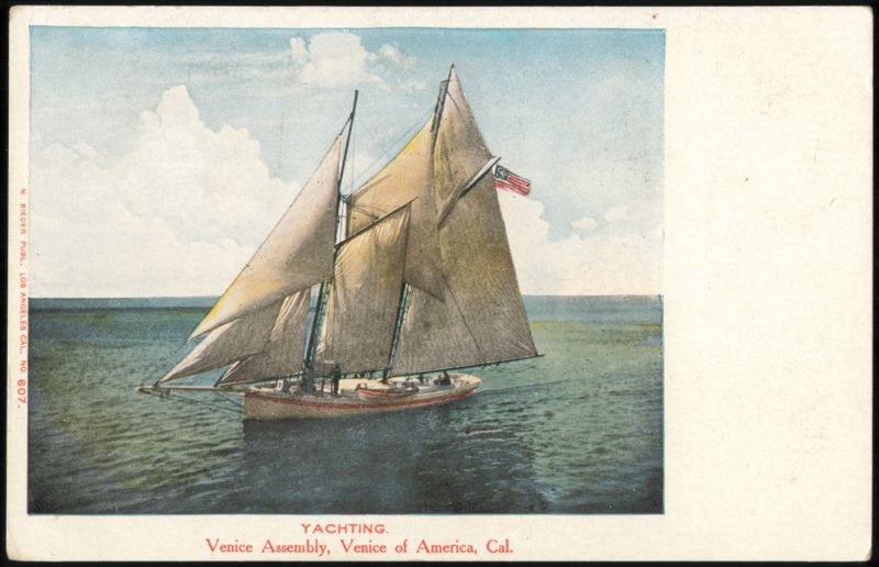 Yachting at Venice Assembly, Venice of America California