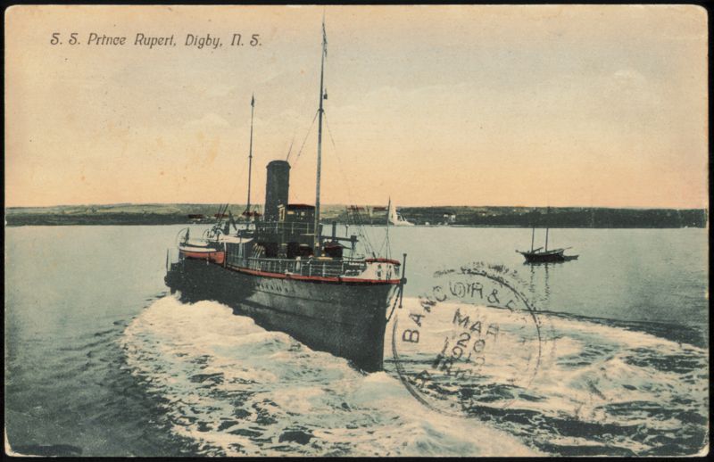 S.S. Prince Rupert Steamship, Digby NS Canada Nova Scotia