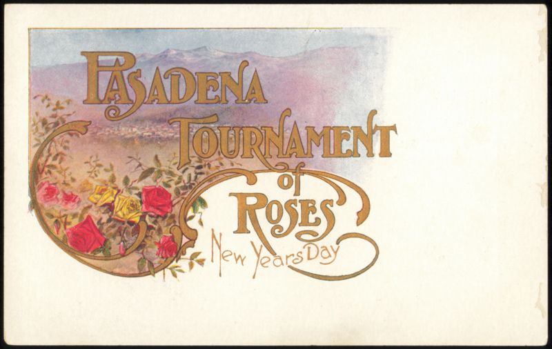 Pasadena Tournament of Roses New Years Day California