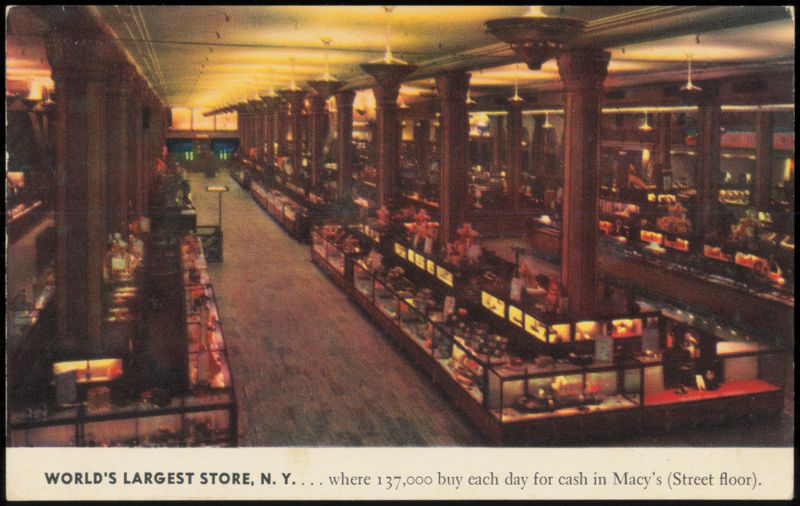 Macy's Street Floor, World's Largest Store New York
