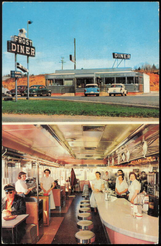 Frost Diner Exterior and Interior Views Warrenton Virginia