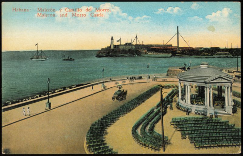 Malecon and Morro Castle Havana Cuba