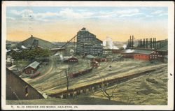 No. 40 Breaker and Works, Coal Mining Scene Postcard