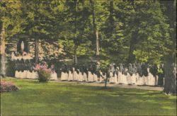 Grotto at Mary Immaculate School of Eagle Park Postcard