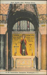 Saint Agatha Altar, National Shrine of the Immaculate Conception Postcard