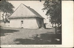 Old Mennonite Church, Built 1742 Postcard