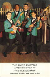 The Ascot Twisters at The Village Barn Restaurant Postcard