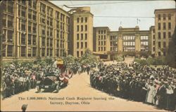 1,000,000th National Cash Register Leaving the Factory Postcard