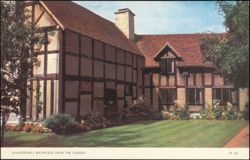 Shakespeare's Birthplace from the Garden Postcard