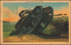 Cavalry Tank "La Cucaracha" in Action Postcard