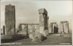 Stonehenge from the West Postcard