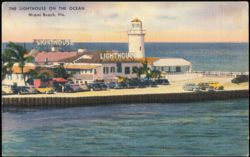 The Lighthouse on the Ocean Sea Food Restaurant & Lounge Postcard