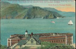 Fort Winfield Scott & Golden Gate Narrowest Point Postcard