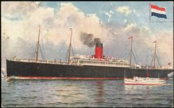 S.S. Minneapolis, Atlantic Transport Line Ocean Liner Postcard