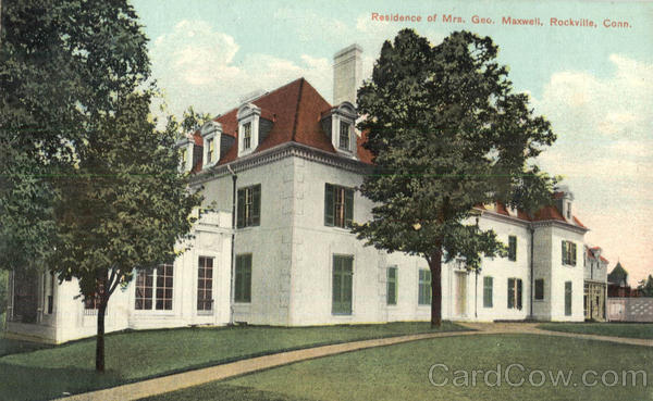 Residenc of Mrs. Geo, Maxwell Rockville Connecticut