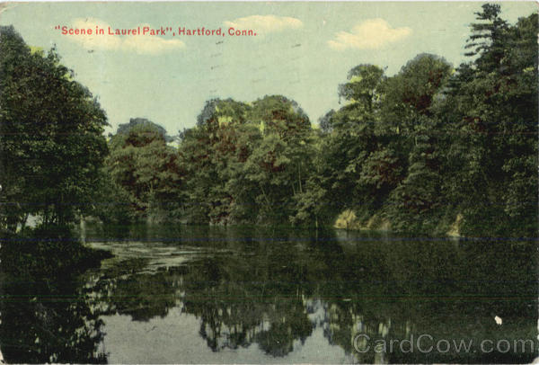Scene in Laurel Park Hartford Connecticut