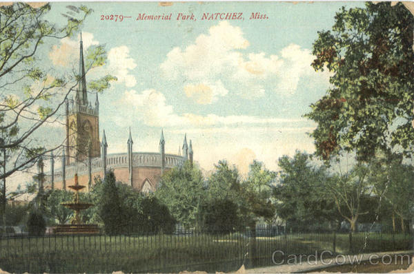 Memorial Park Natchez Mississippi