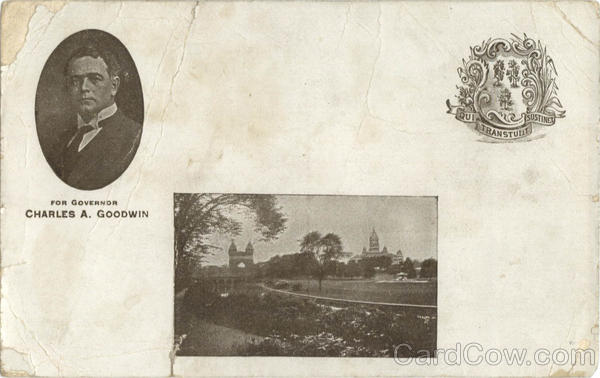 1910 Charles A. Goodwin Campaign For Governor Hartford Connecticut