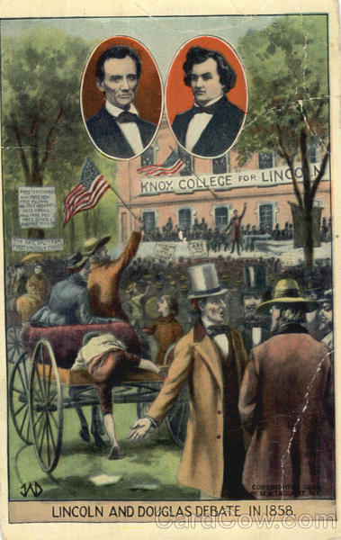 1858 Lincoln and Douglas Debate Knox College Galesburg Illinois