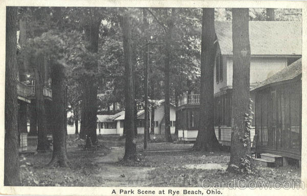 A Park Scene Rye Beach Ohio