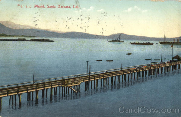 Pier and Wharf Santa Barbara California