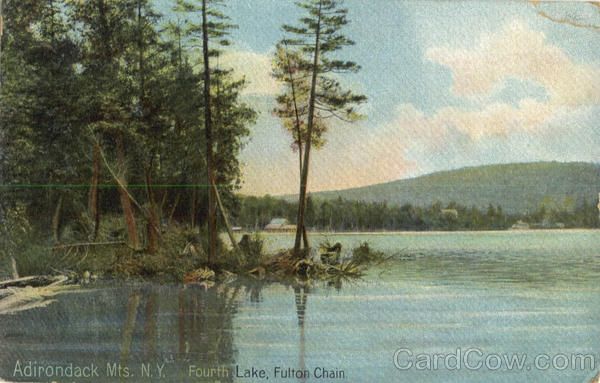 Fourth Lake, Fulton Chain Adirondack Mountains New York